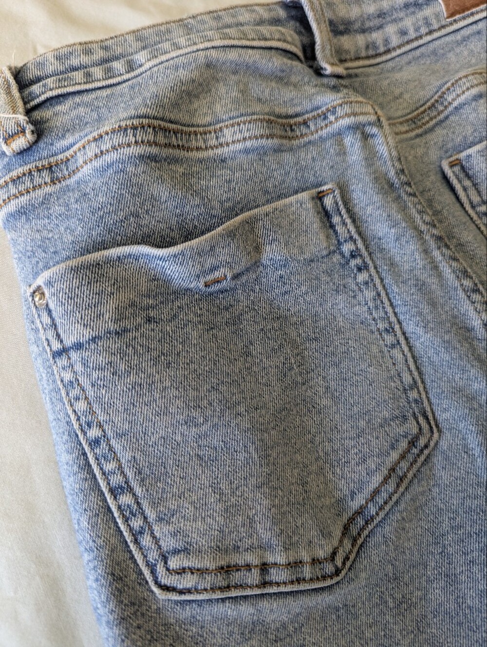 Zara Size 2 Ankle Length Raw Edge Jeans - Picture 8 of 9